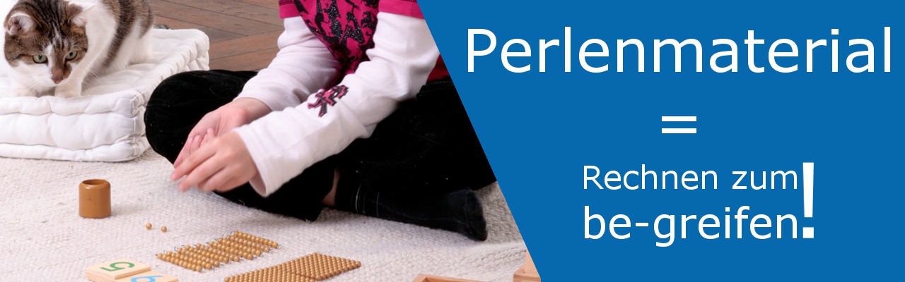 Perlenmaterial = Rechnen zum Anfassen!